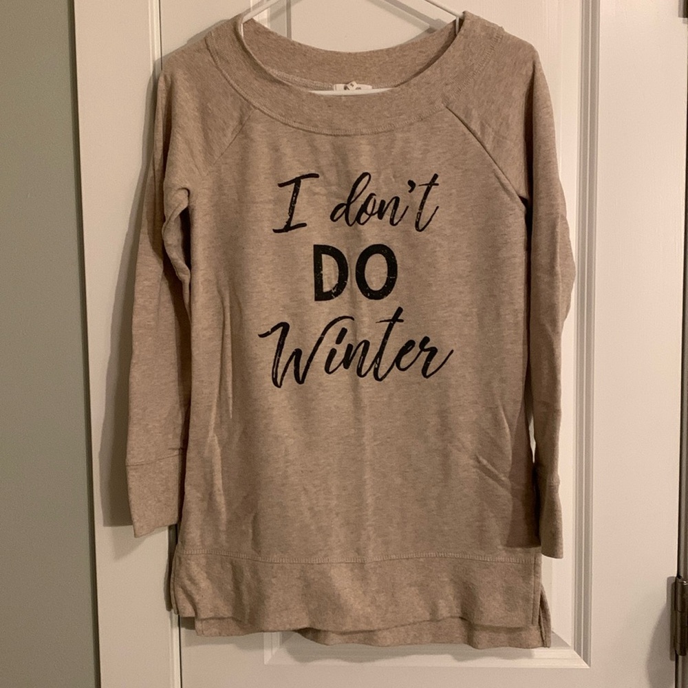 Maurice’s “I Don’t Do Winter” Long Sleeve Top